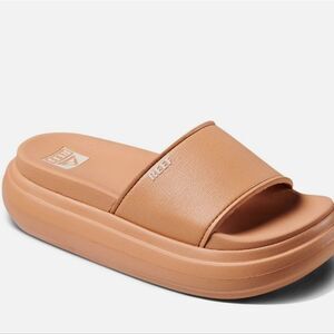 Reef Cushion Bondi Bay Slide Sandals- Natural